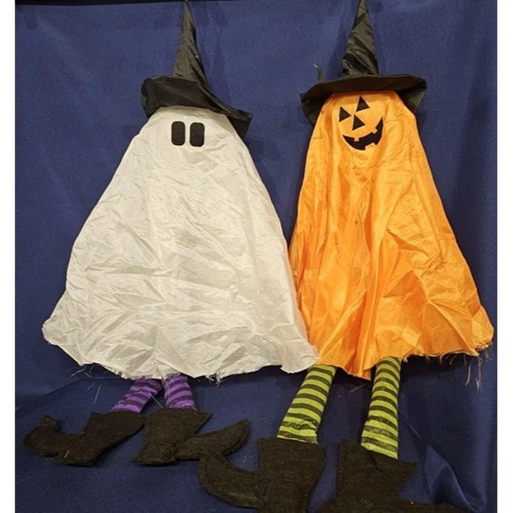 Pumpkin and Ghost Light Up‎ Halloween Decor -WORKS - Picture 4 of 4